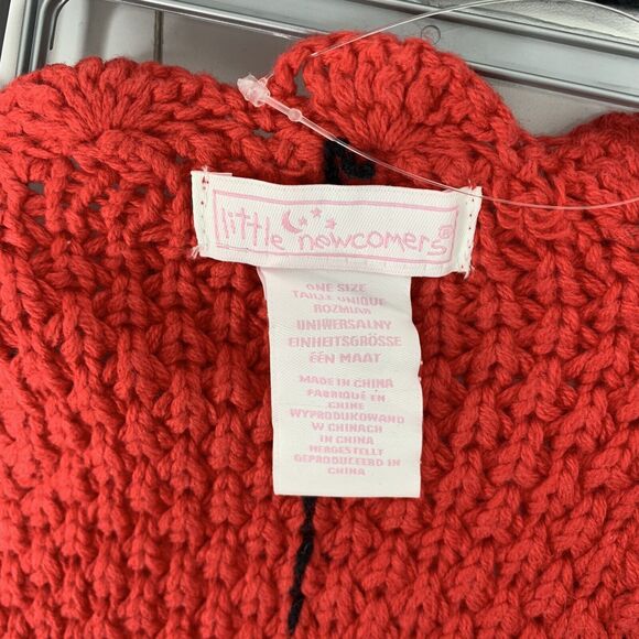 New LITTLE NEWCOMERS BABY'S FIRST Photo Photographing Ladybug Crochet Outfit - Picture 6 of 7